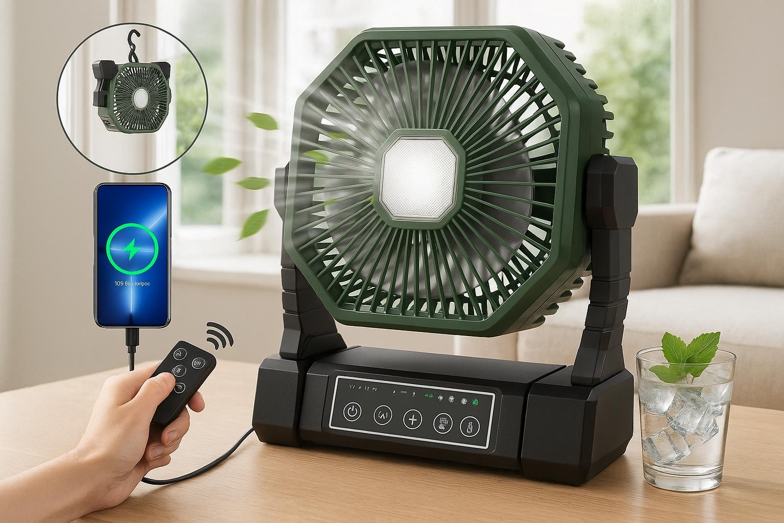 Non soffrire più il caldo in campeggio: ventilatore power bank scontato del 25% Non soffrire più il caldo in campeggio: ventilatore power bank scontato del 25%