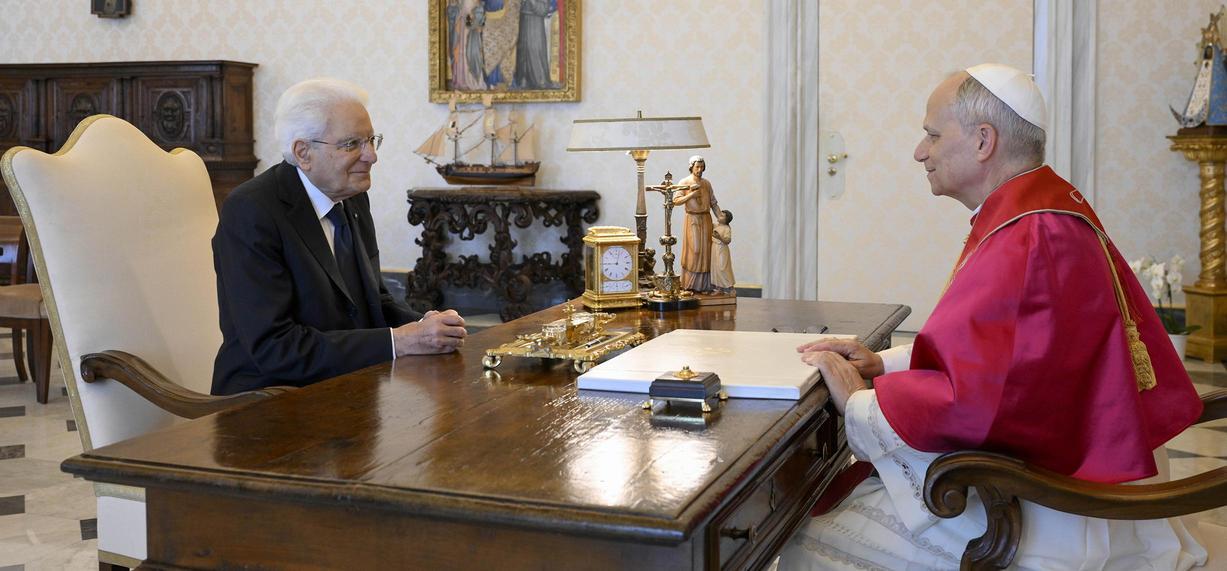 Mattarella da papa Leone: "I confini occasione di incontro" Mattarella da papa Leone: "I confini occasione di incontro"