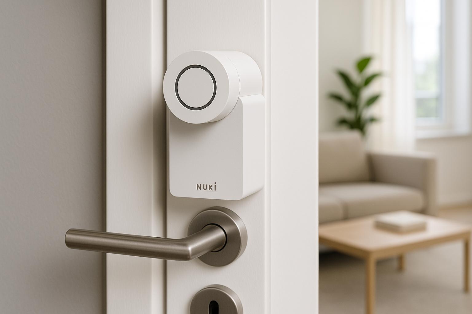 portone protetto chiave nel telefono serratura smart di nuki oggi in offerta shock per il prime day