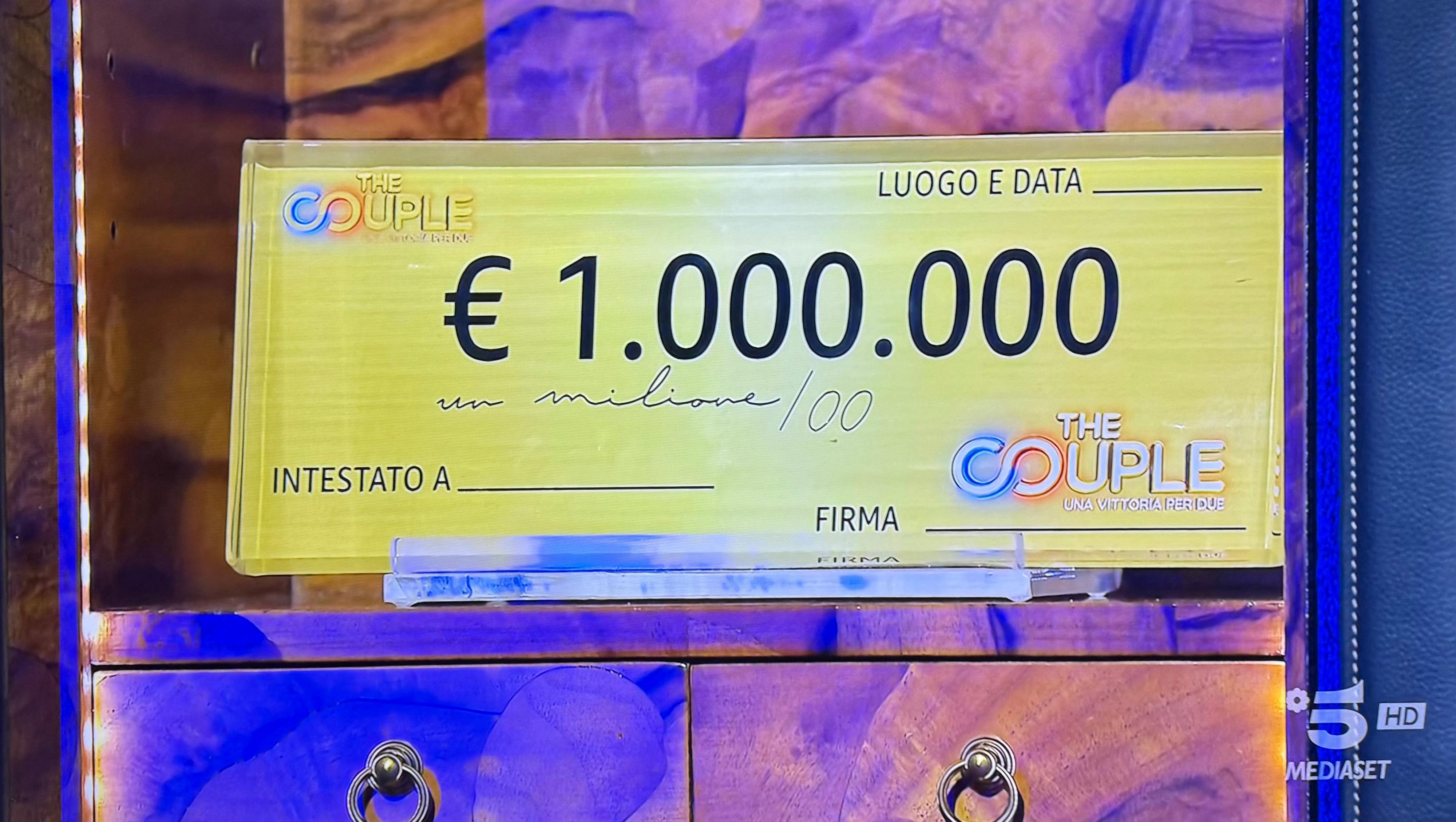 The Couple, il montepremi è da un milione di euro