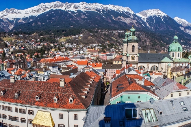 Una veduta di Innsbruck