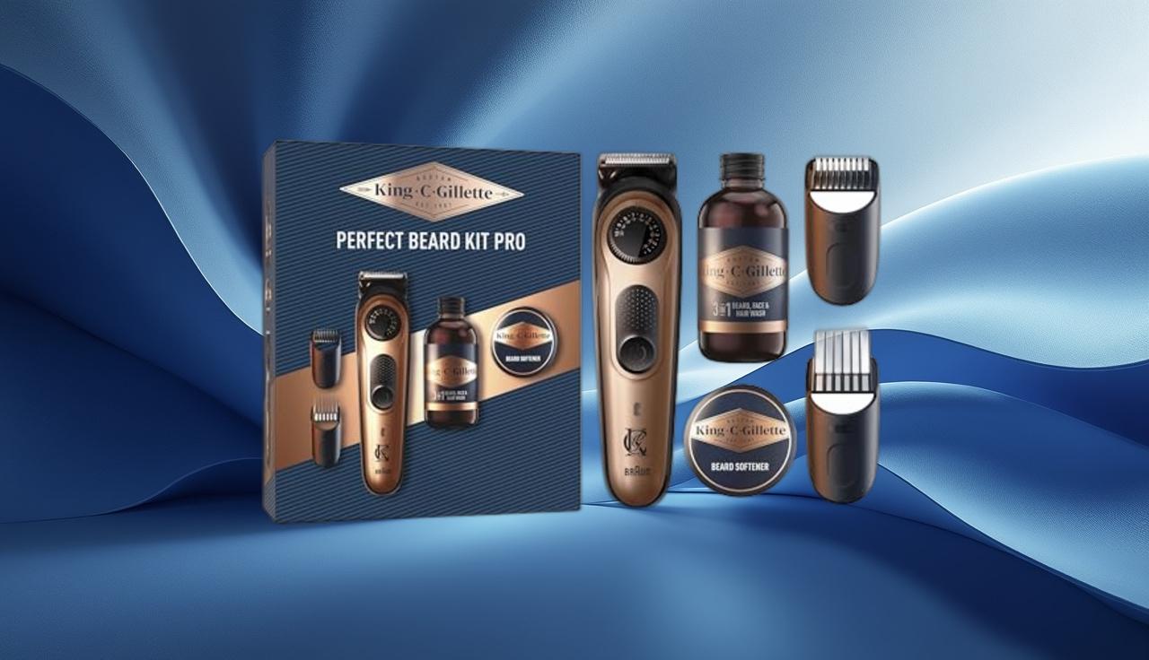 Barba perfetta ogni giorno: il kit King C. Gillette da regalare è ora in offerta Barba perfetta ogni giorno: il kit King C. Gillette da regalare è ora in offerta