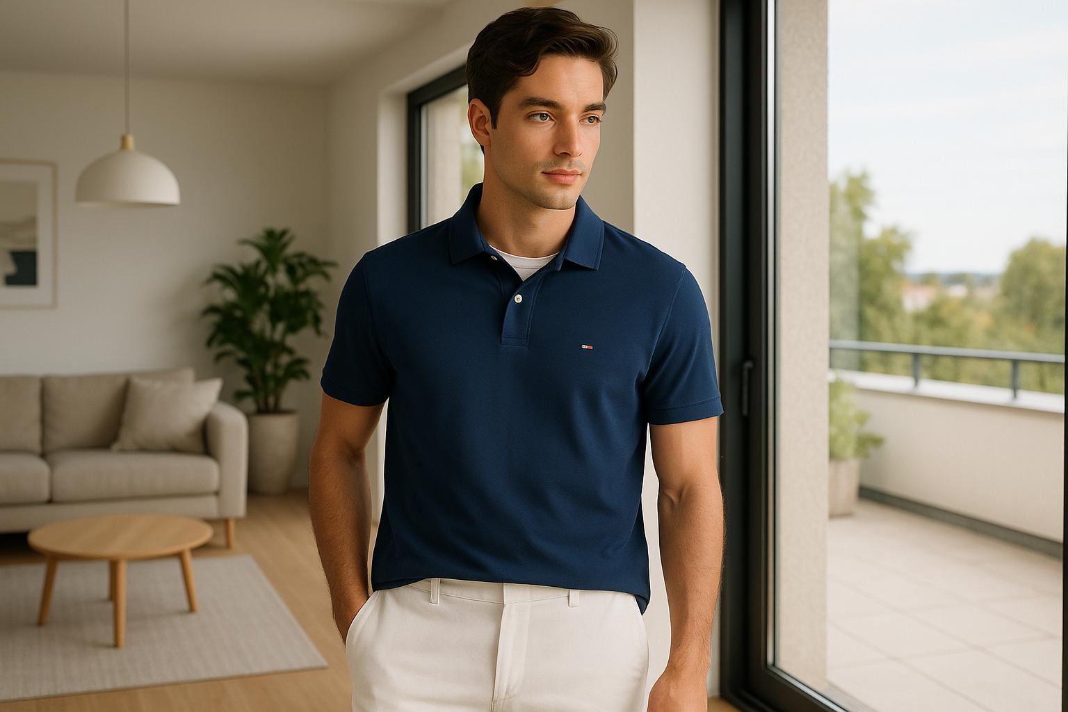 Polo Tommy Hilfinger in cotone elasticizzato: comoda ed elegante, ora al 35% di sconto Polo Tommy Hilfinger in cotone elasticizzato: comoda ed elegante, ora al 35% di sconto