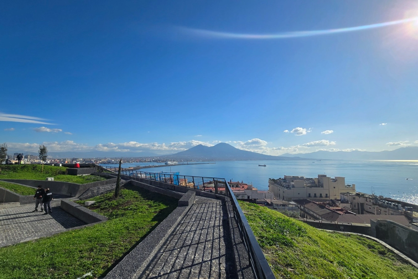 Il belvedere di Monte Echia (foto Comune di Napoli)