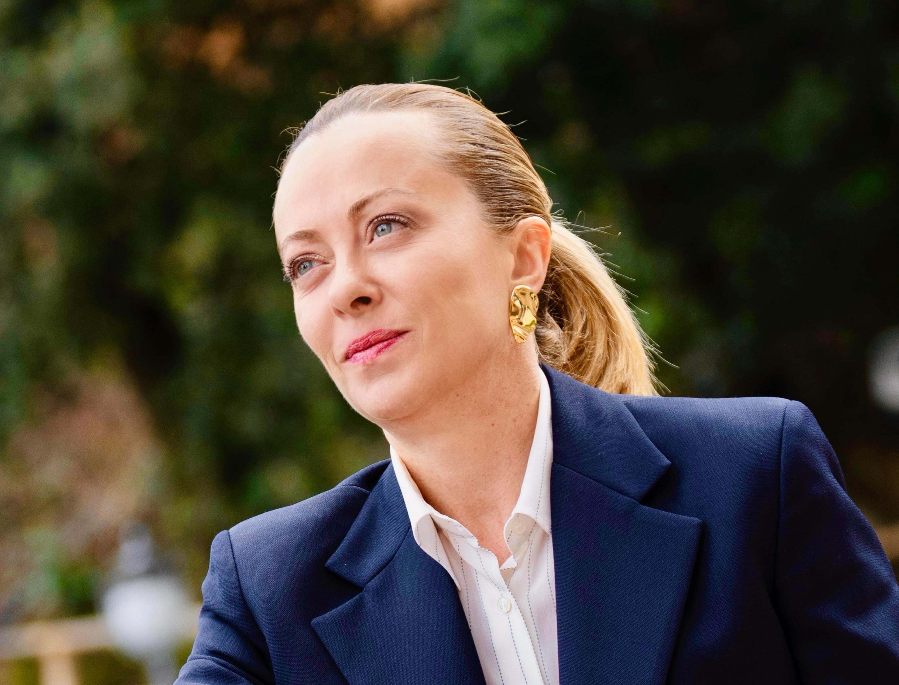 La premier Giorgia Meloni