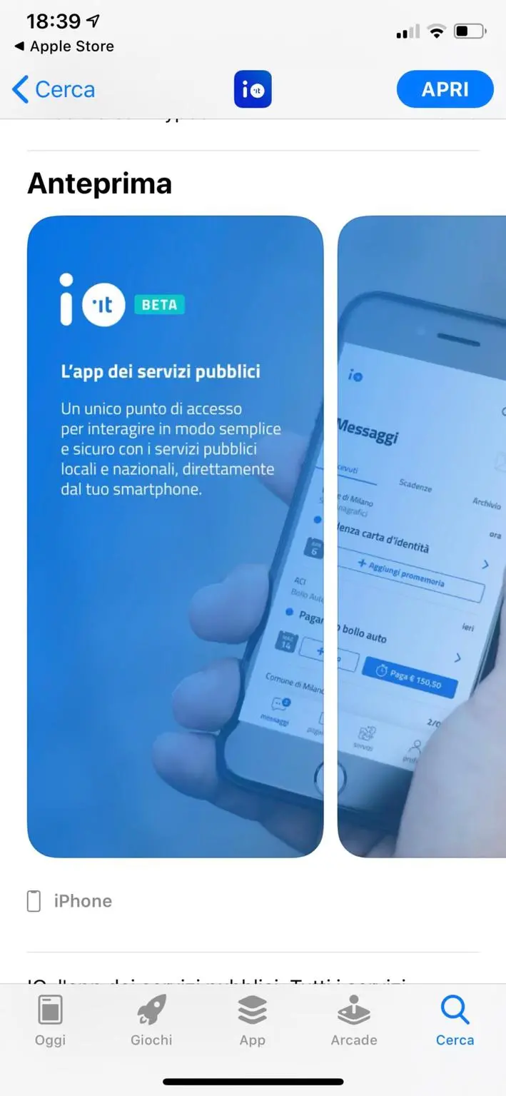 Campagna di comunicazione per l'App Io: solo 5 milioni di utenti attivi su 40 milioni di download