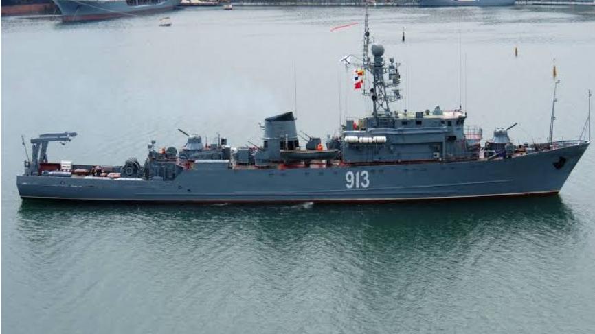 Kiev abbatte la nave dragamine russa ‘Kovrovets’ nel Mar Nero