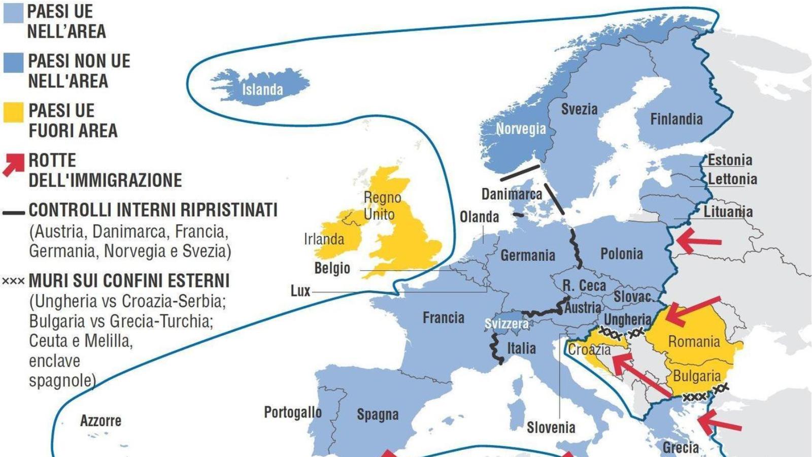 Schengen, lo spazio libero compie 40 anni: ma è sempre meno libero Schengen, lo spazio libero compie 40 anni: ma è sempre meno libero