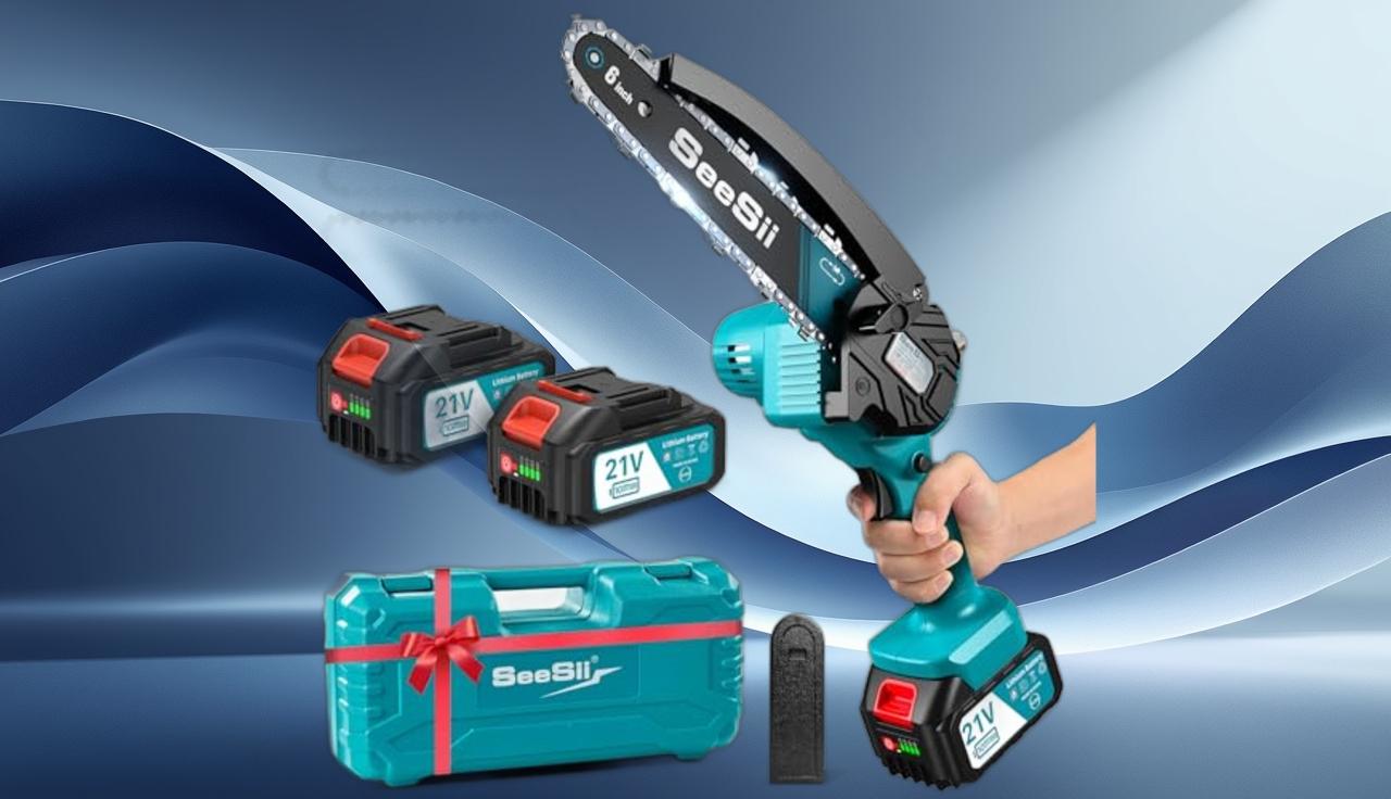 Motosega a batteria di SEESII: leggerezza e potenza per il fai da te Motosega a batteria di SEESII: leggerezza e potenza per il fai da te