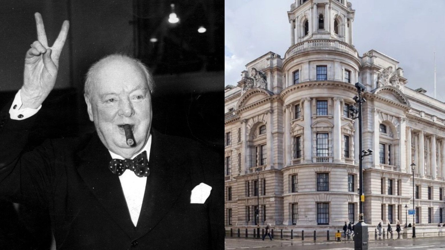 Winston Churchill e lo storico edificio di Londra