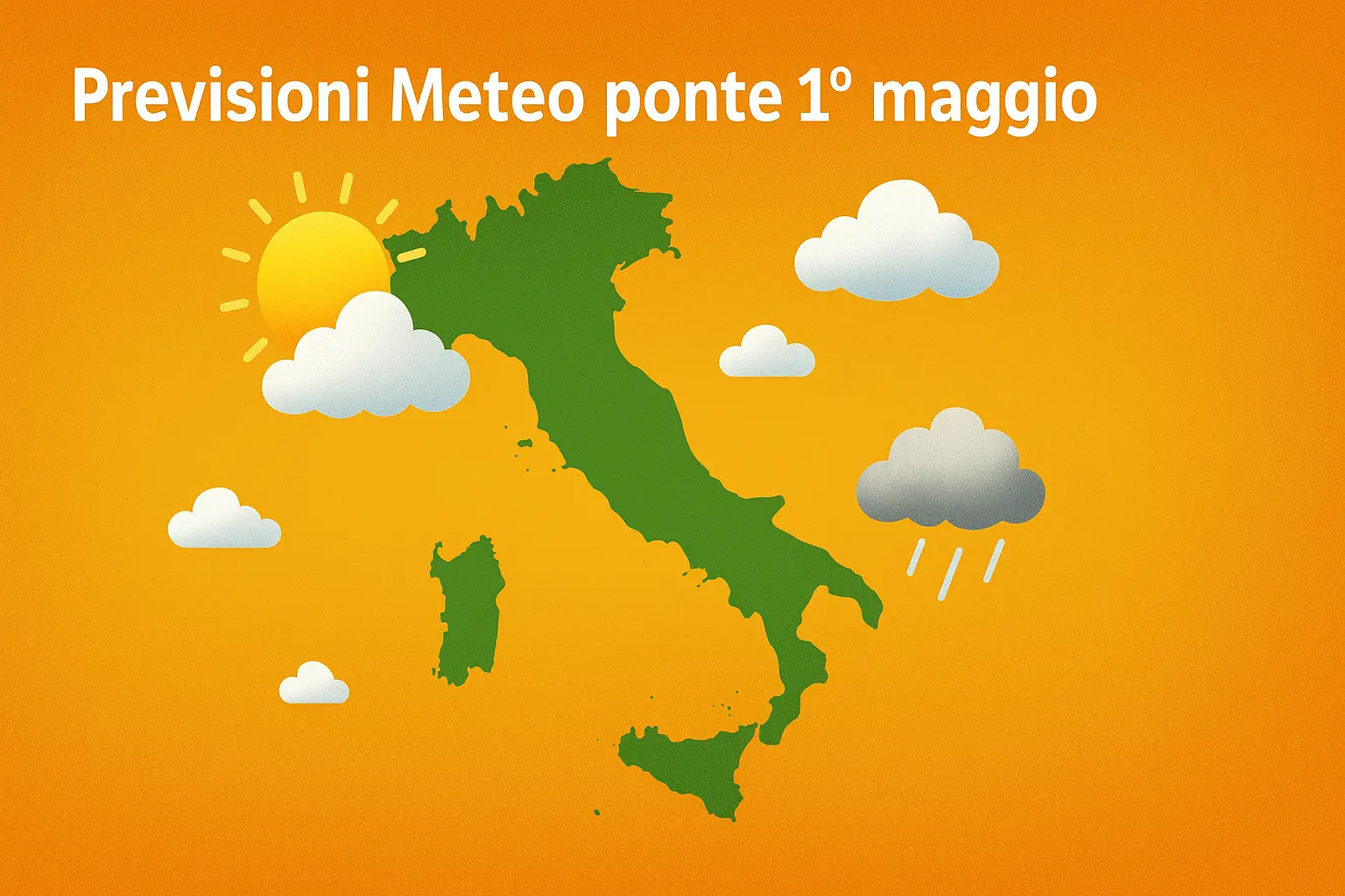 Previsioni meteo Italia 29 aprile - 4 maggio 2025: sole, caldo e qualche temporale