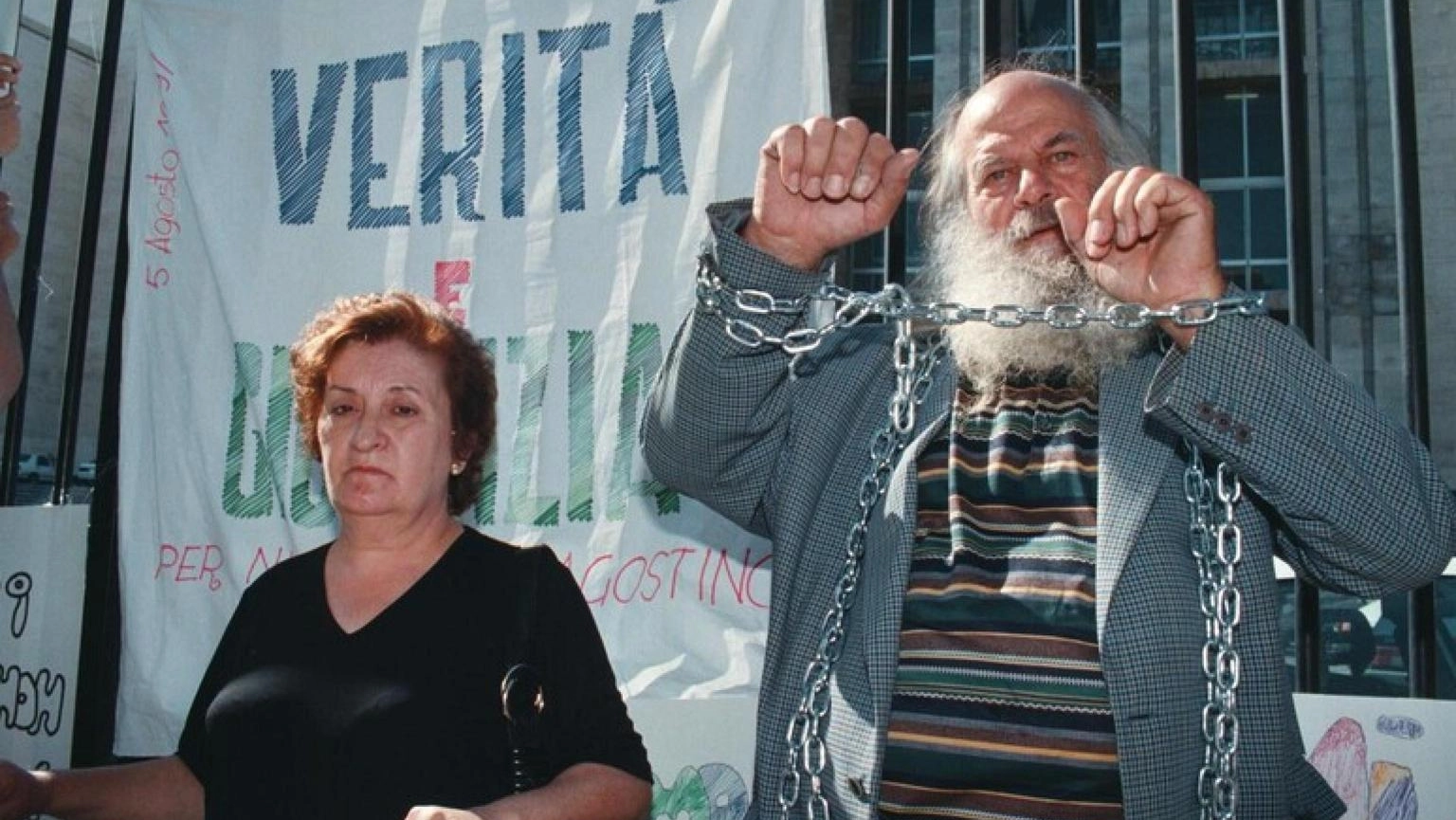 Vincenzo Agostino con la moglie Augusta Schiera