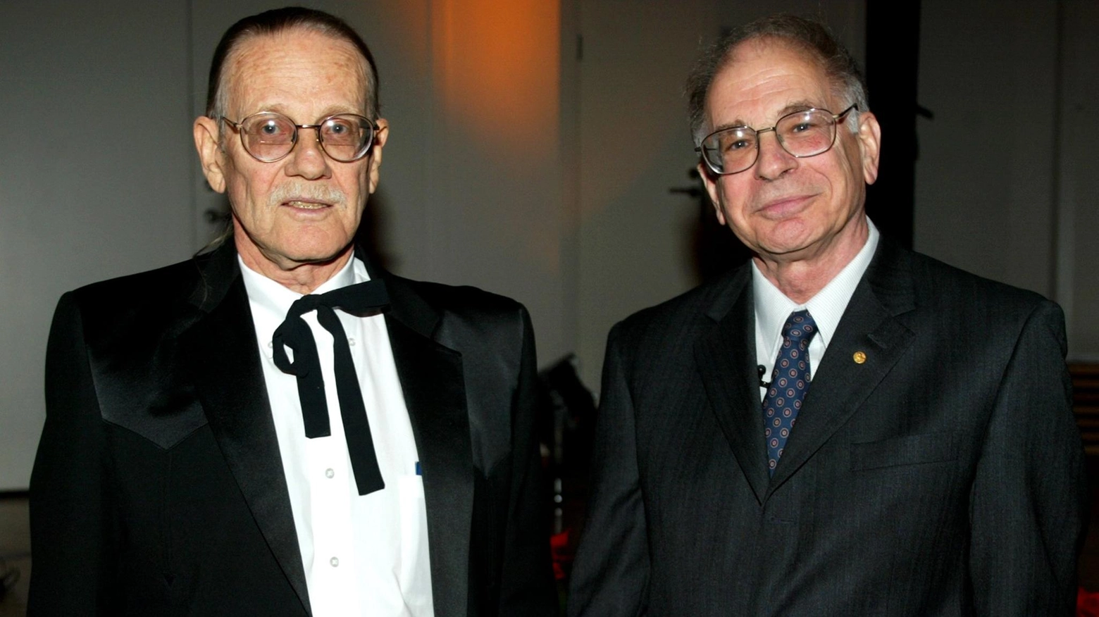 I vincitori del Premio Nobel per l'Economia: Daniel Kahneman (a destra) e Vernon Smith (a sinistra)