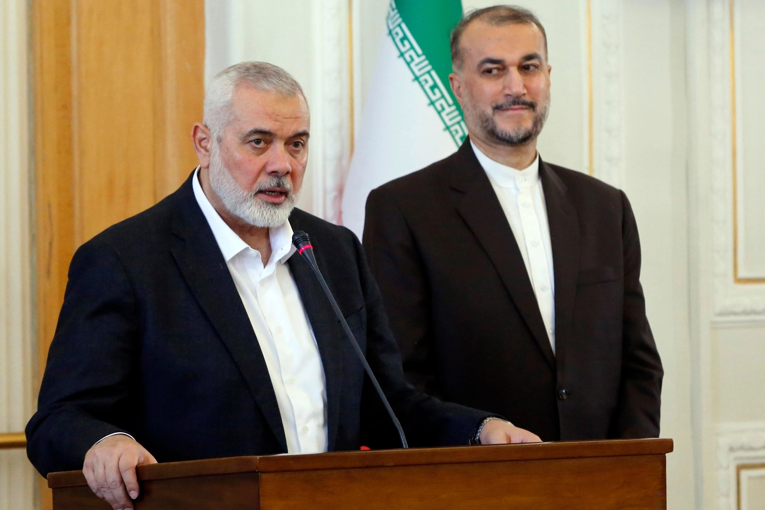 Il leader of Hamas, Ismail Haniyeh, a Teheran