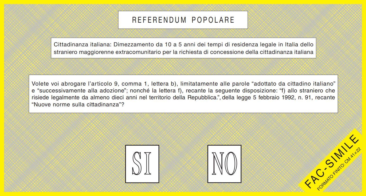 Quei numeri del referendum sulla cittadinanza diversi da quelli degli altri 4 quesiti Quei numeri del referendum sulla cittadinanza diversi da quelli degli altri 4 quesiti