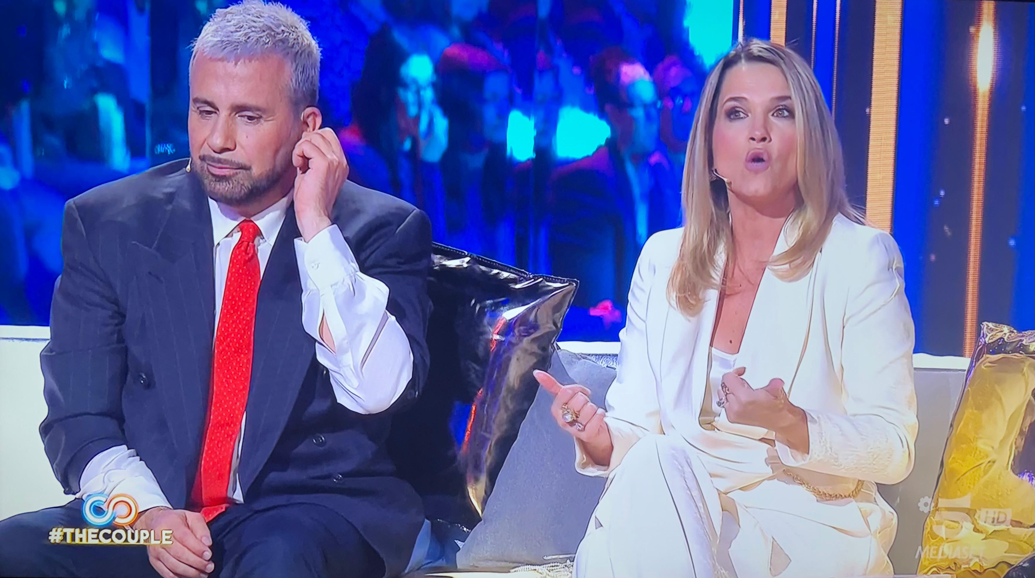 Luca Tommassini e Francesca Barra alla prima puntata di The Couple