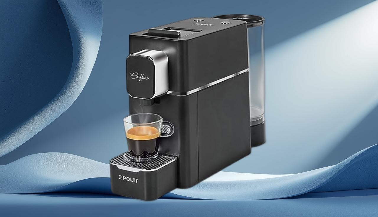Espresso perfetto a casa tua con la Polti Coffea: a meno di 100€ con l’offerta LAMPO Espresso perfetto a casa tua con la Polti Coffea: a meno di 100€ con l’offerta LAMPO
