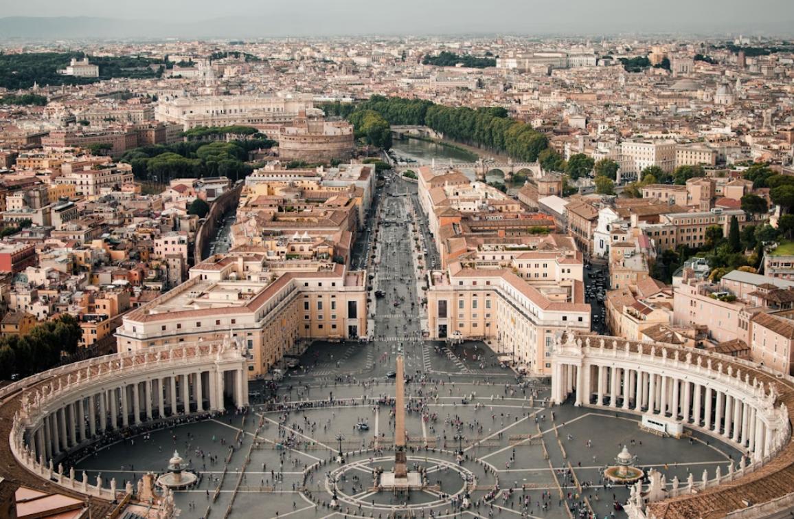 Un'immagine di Piazza San Pietro in Vaticano