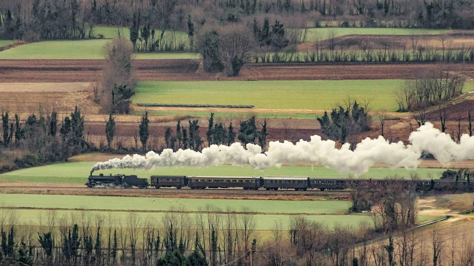 Treno a vapore in Friuli Venezia Giulia (foto Fondazione Fs)