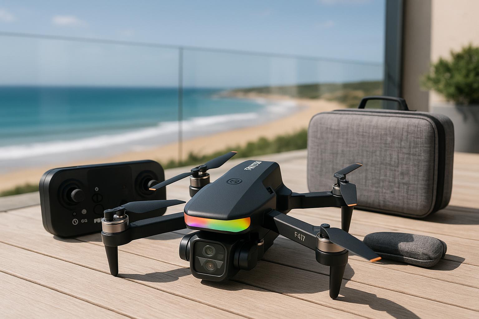 drone portatile con doppia camera da portare ovunque in borsa sconto del 21