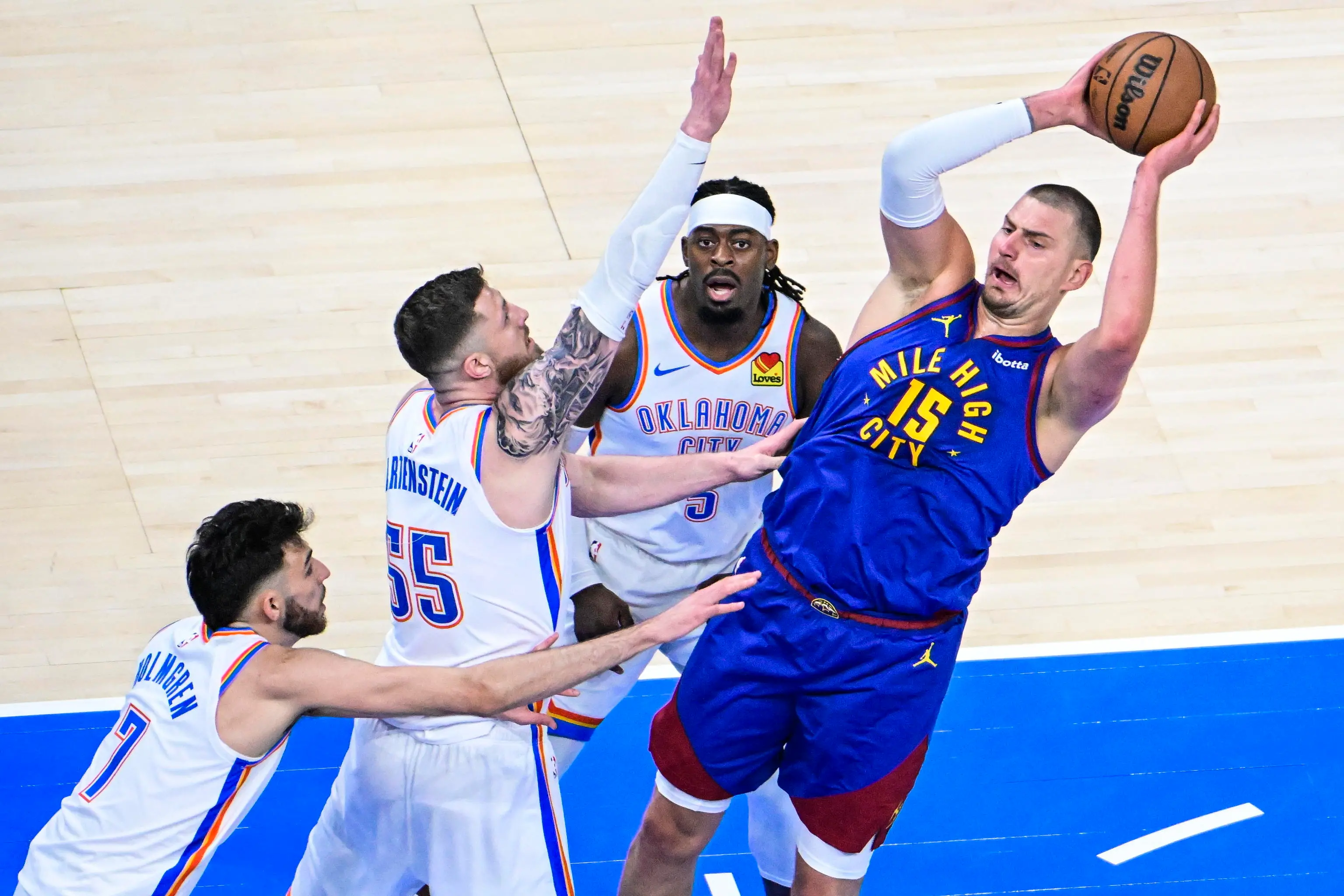 Playoff Nba: Jokic monumentale. I Nuggets trascinano OKC a gara 7