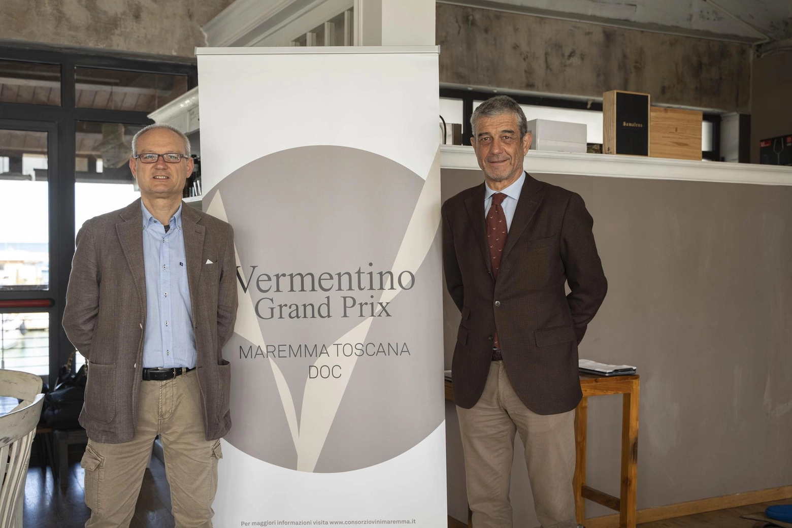 Luca Pollini e Francesco Mazzei, presidente e direttore Consorzio Tutela Vini della Maremma Toscana