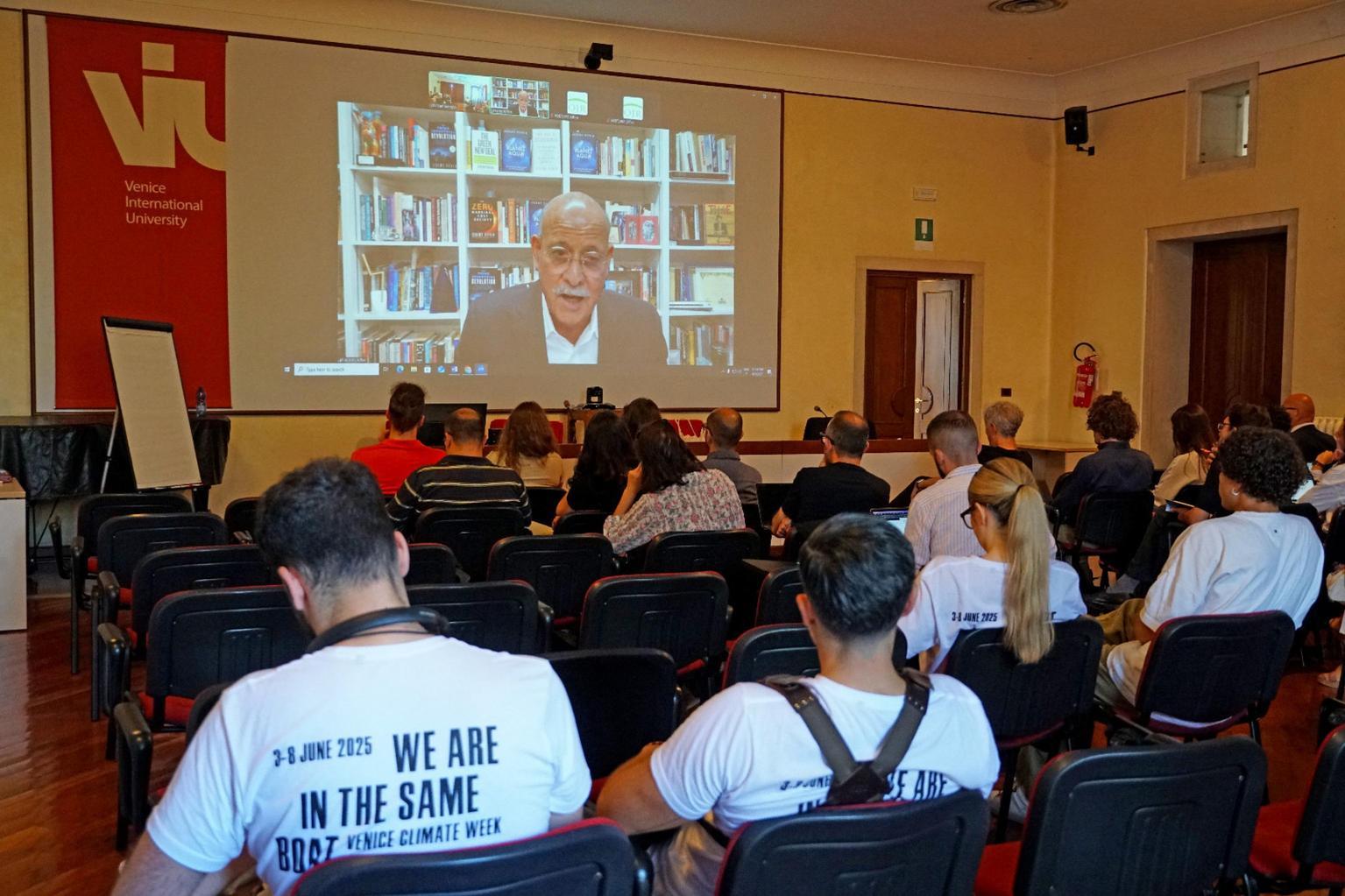 venice climate week jeremy rifkin inaugura il forum sulla transizione ecologica a venezia