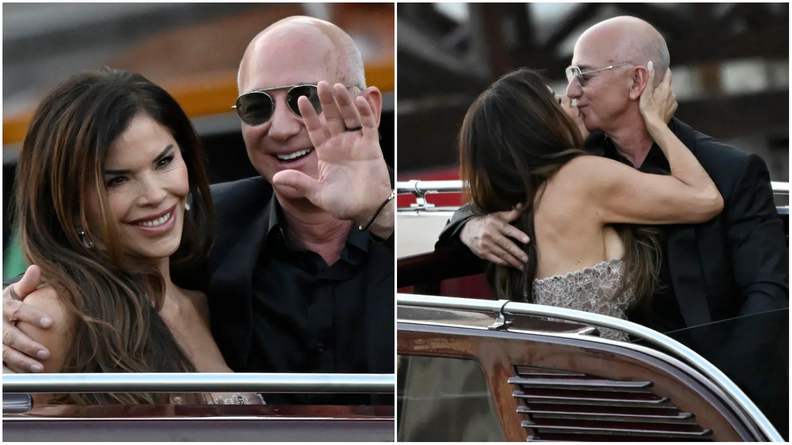 Nozze Bezos-Sanchez, gran finale con il ballo ‘Dolce notte’. Lauren sfoggia abito-gioiello di Donatella Versace. Mistero sull’esibizione di Lady Gaga