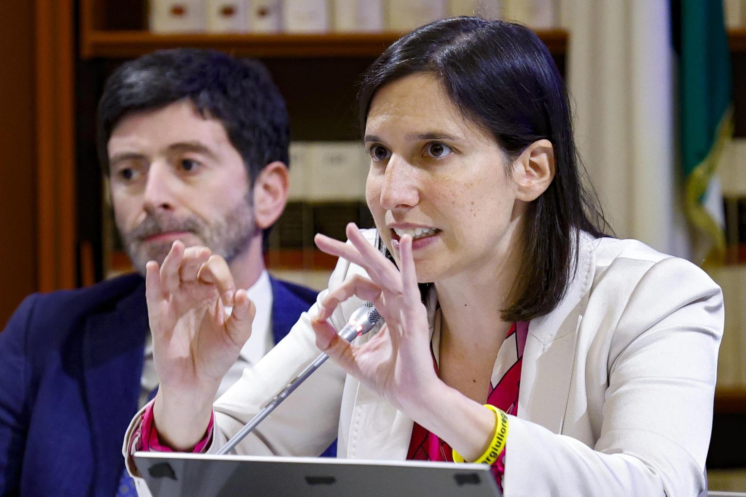 Schlein alla delegazione Pd in Ue, Schlein alla delegazione Pd in Ue,