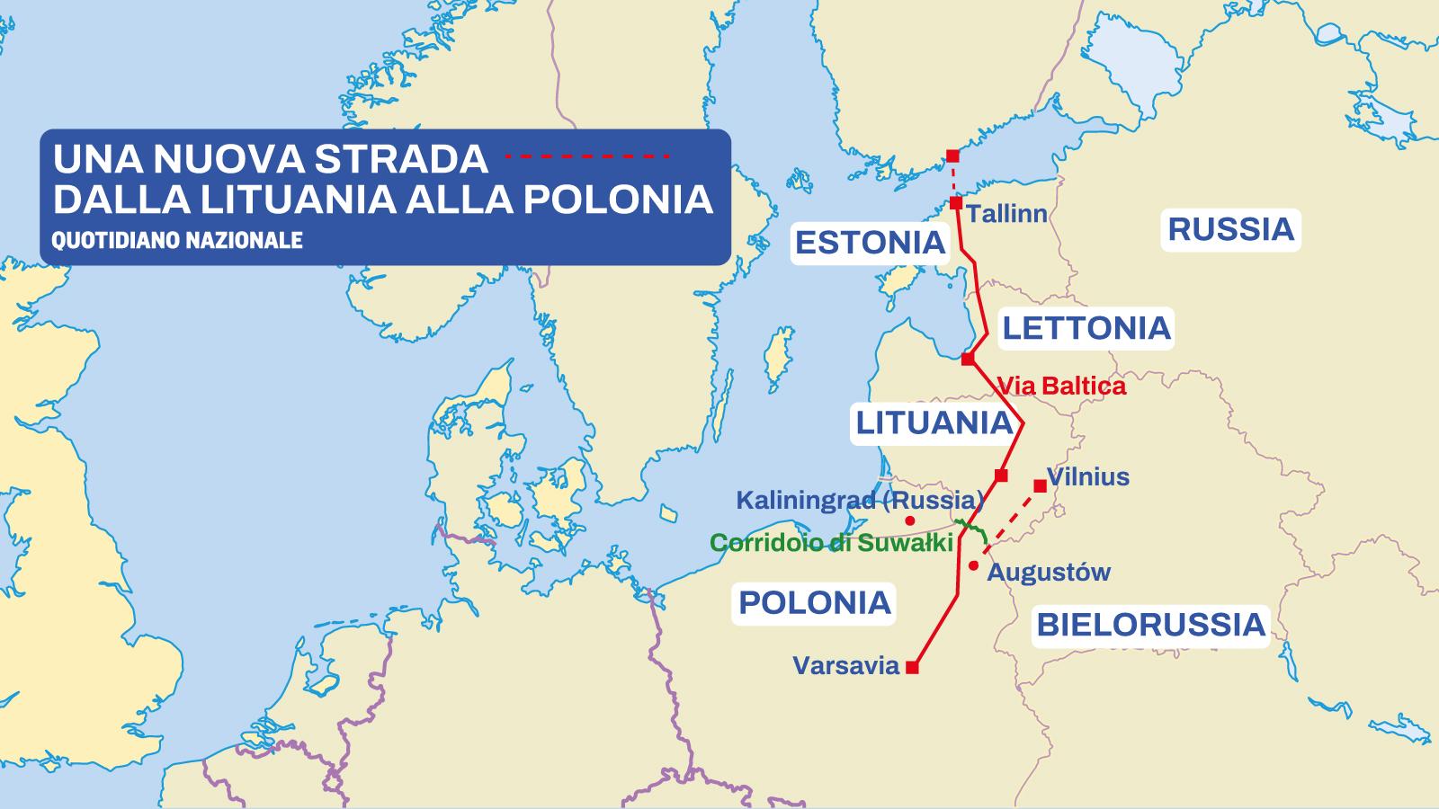 Lituania teme da Quotidiano.net La Lituania teme un attacco russo al corridoio di Suwalki E prende contromisure