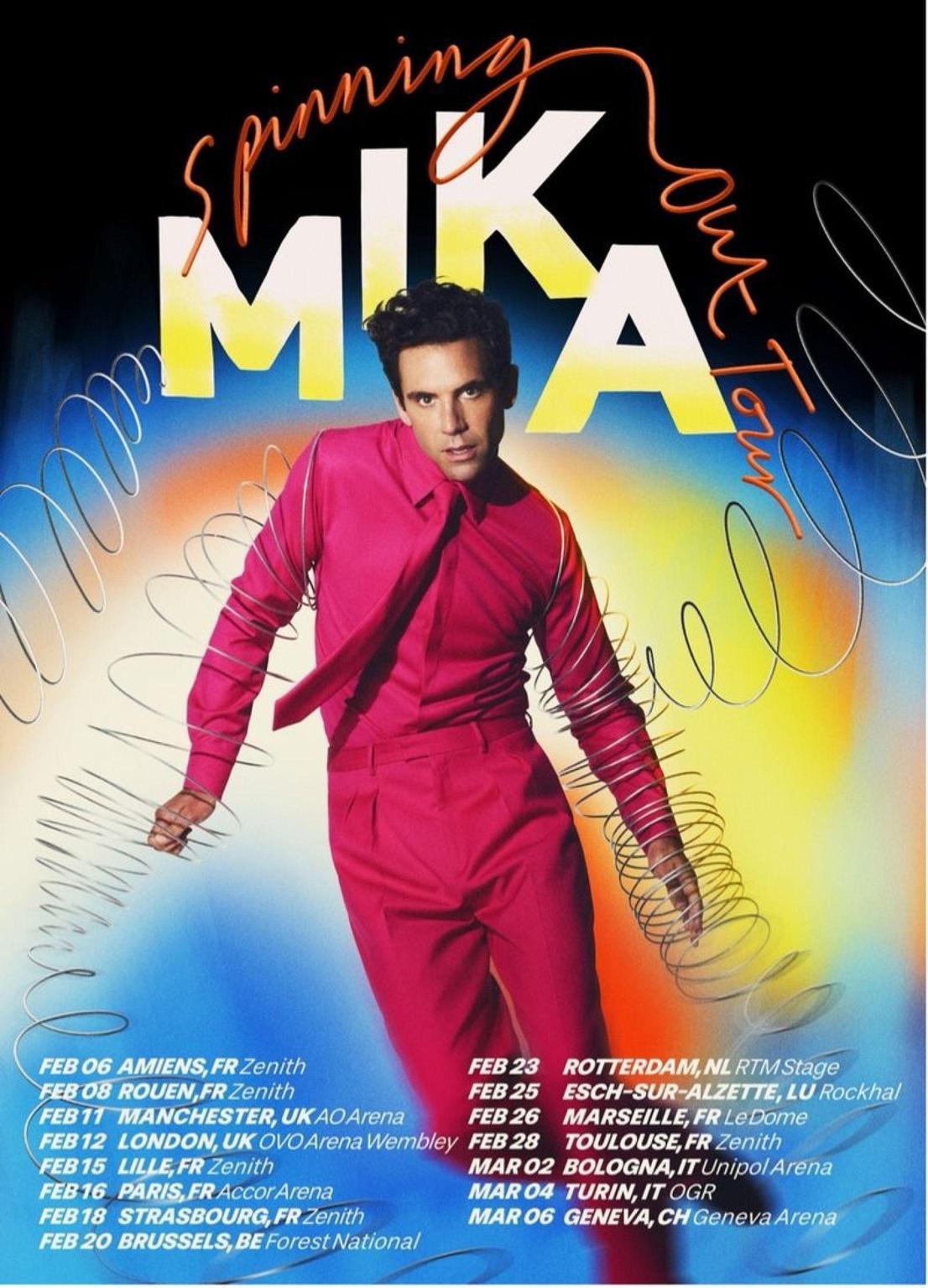 Mika, nel 2026 in tutta Europa con lo Spinning Out Tour Mika, nel 2026 in tutta Europa con lo Spinning Out Tour