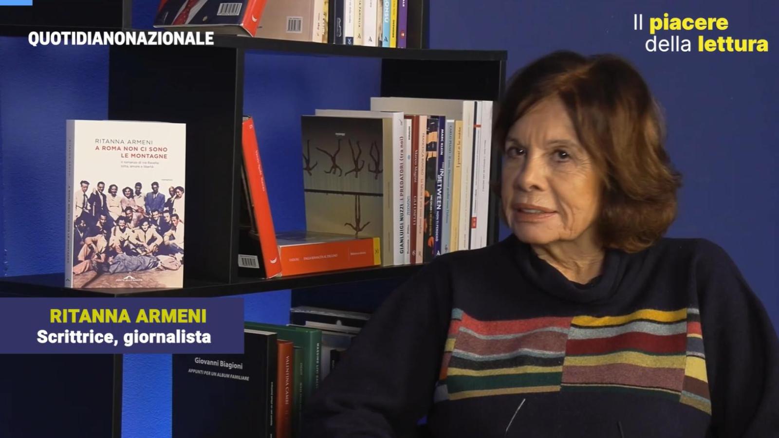 Ritanna Armeni da Quotidiano.net Ritanna Armeni racconta via Rasella la memoria della Resistenza tra storia e romanzo