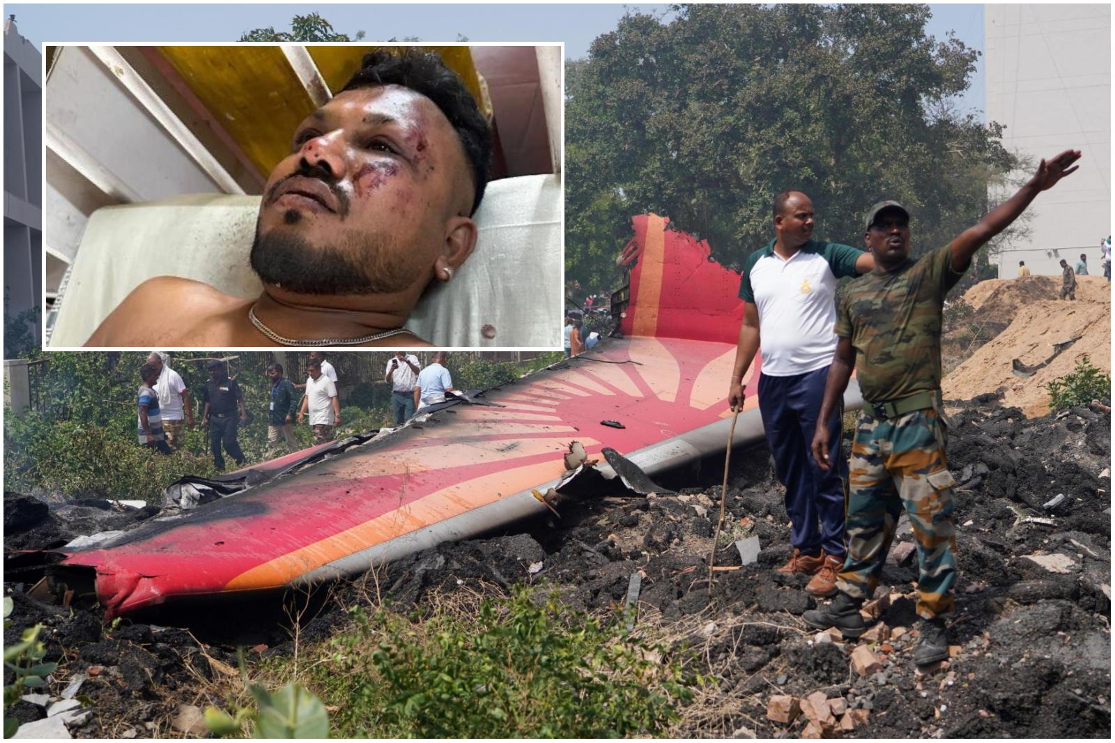 il sopravvissuto all8217incidente aereo in india solo morti intorno a me