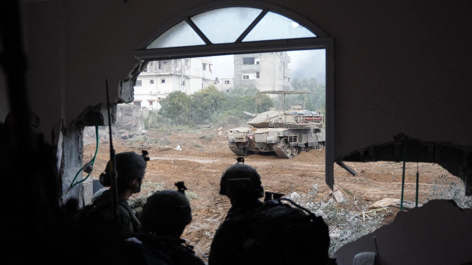 Soldati israeliani in un'operazione nella Striscia di Gaza