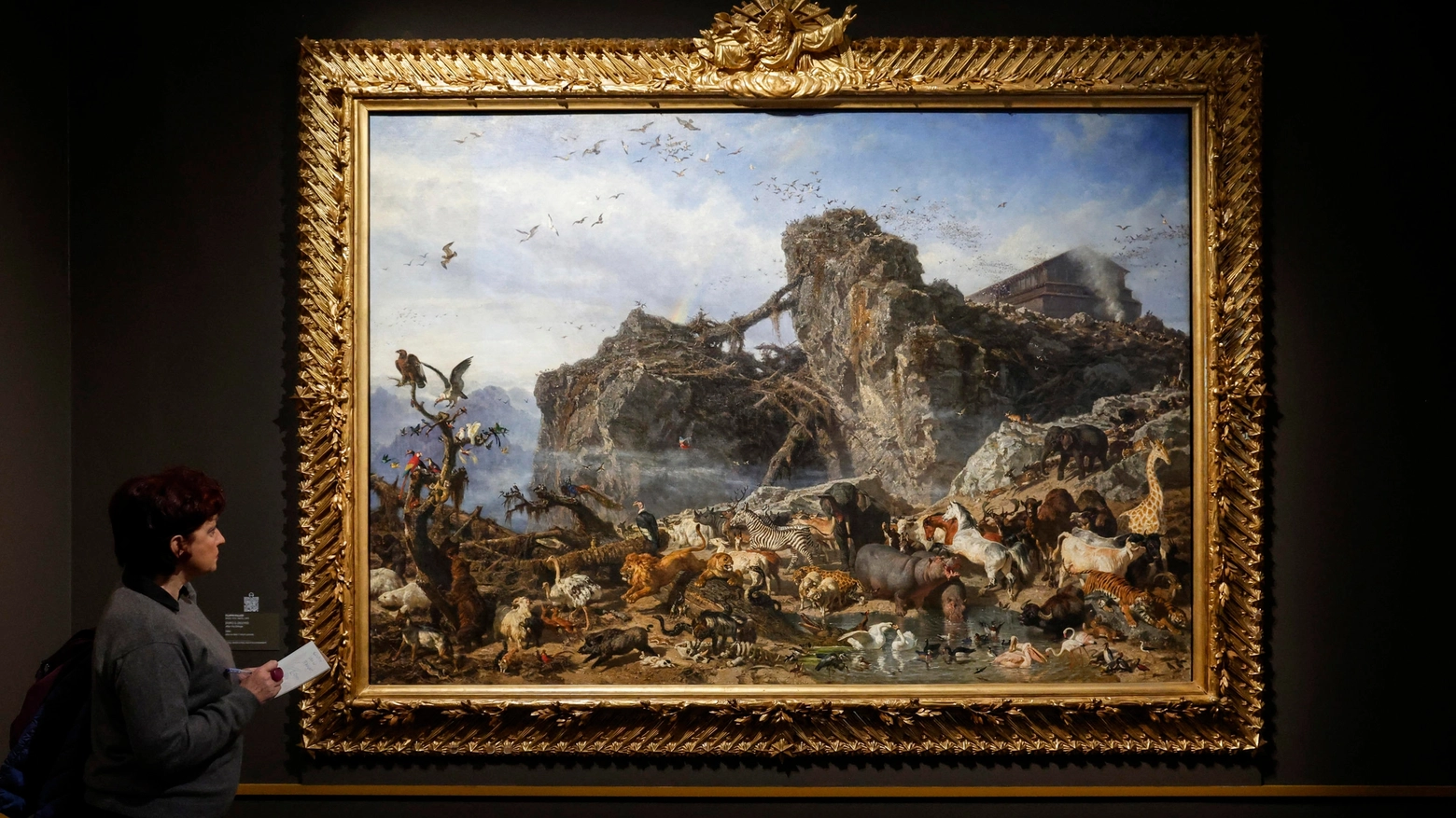 Una delle opere esposte alla mostra 'Napoli Ottocento' (Ansa)