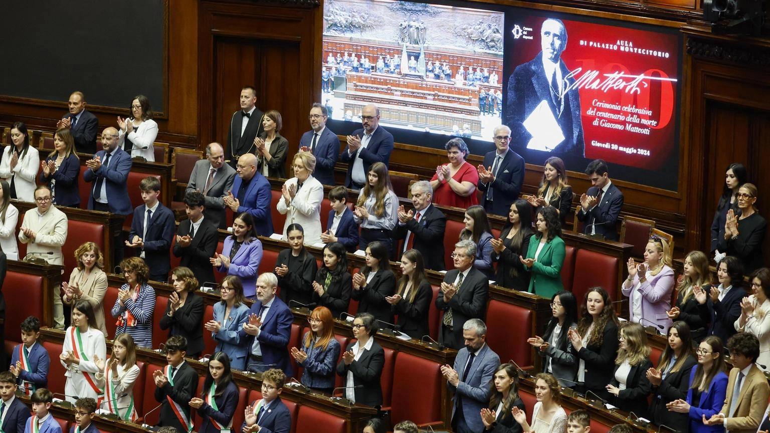 Commemorazione alla Camera del discorso contro Mussolini del 30 maggio 1924. La premier: "Vittima dello squadrismo". Lo scranno del socialista non sarà più occupato.
