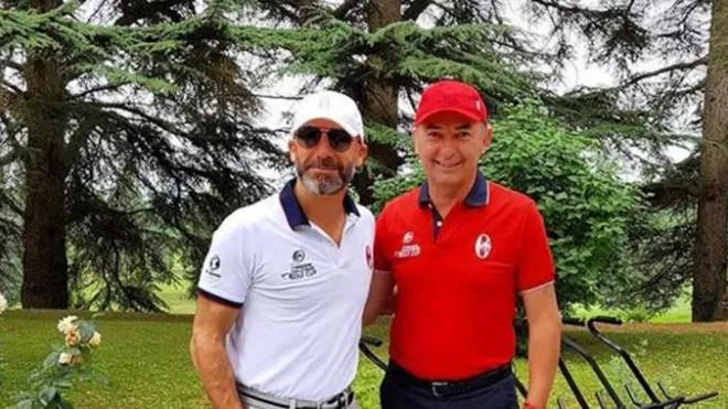Golf,Vialli e Mauro Pro Am contro la Sla (foto Ansa)