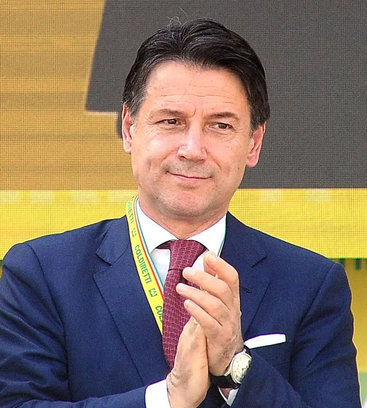 L’ex premier Giuseppe Conte, 56 anni
