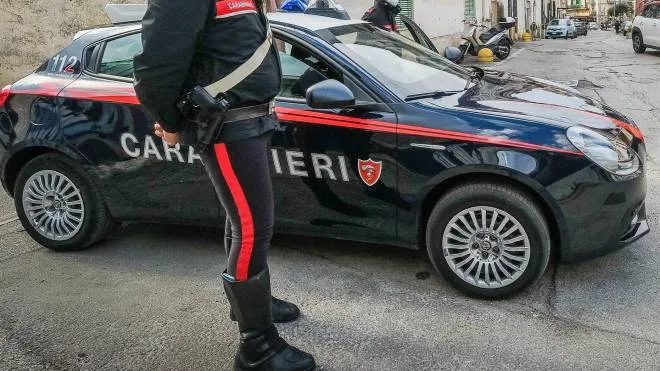 Carabinieri on the place where a man was killed for a dispute over the disputed parking space in Torre Annunziata, Naples district, Italy, 20 April 2021. A 61-year-old man was killed Monday night in a row over a parking slot near Naples, local sources and media said Tuesday. Cerrato's daughter said on her Facebook page that her father had not died after an argument but after defending her, "the light of his eyes".
ANSA/CESARE ABBATE