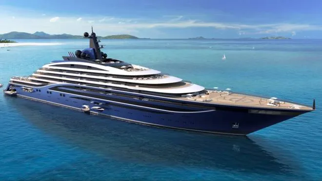 Con 222 metri di lunghezza, Somnio sarà lo yacht più grande del mondo - Foto: vard.com