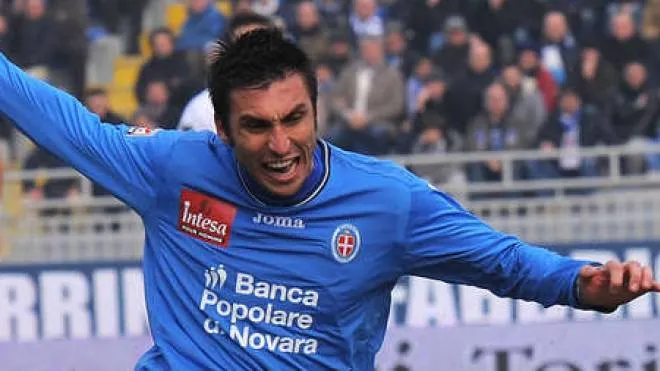 Gol Corazza, Novara torna in serie B (foto Ansa)
