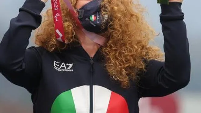 Francesca Porcellato, 50 anni, alla sua 14ª medaglia in 11 Paralimpiadi disputate
