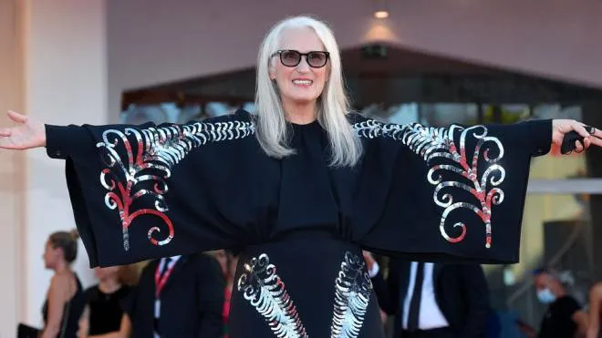 Jane Campion alla cerimonia d'apertura del Festival di Venezia 2021