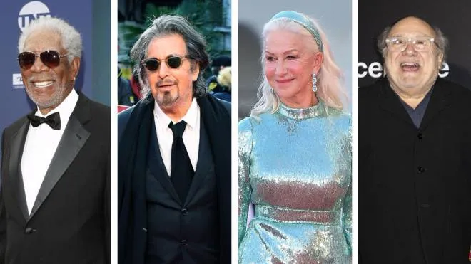 Da sinistra: Morgan Freeman, Al Pacino, Helen Mirren e Danny DeVito