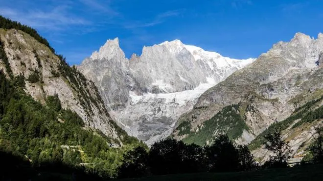 La catena del Monte Bianco, in una immagine di archivio.