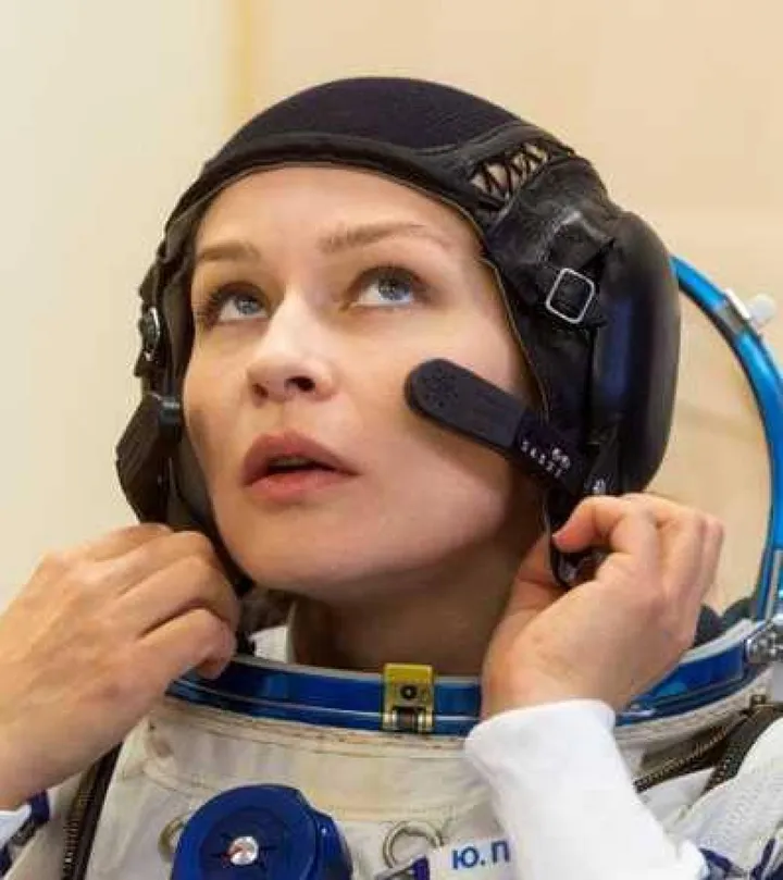 Yulija Peresild, 37 anni, si è preparata per diventare la prima attrice astronauta