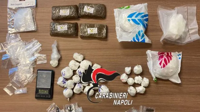 (DIRE) Napoli, 8 ott. - I carabinieri della sezione operativa della compagnia di Giugliano in Campania, impegnati in un servizio anti-droga, hanno perquisito diverse abitazioni sospette. Durante le operazioni