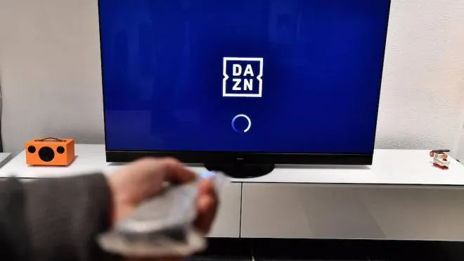 L'app di DAZN su una smart TV