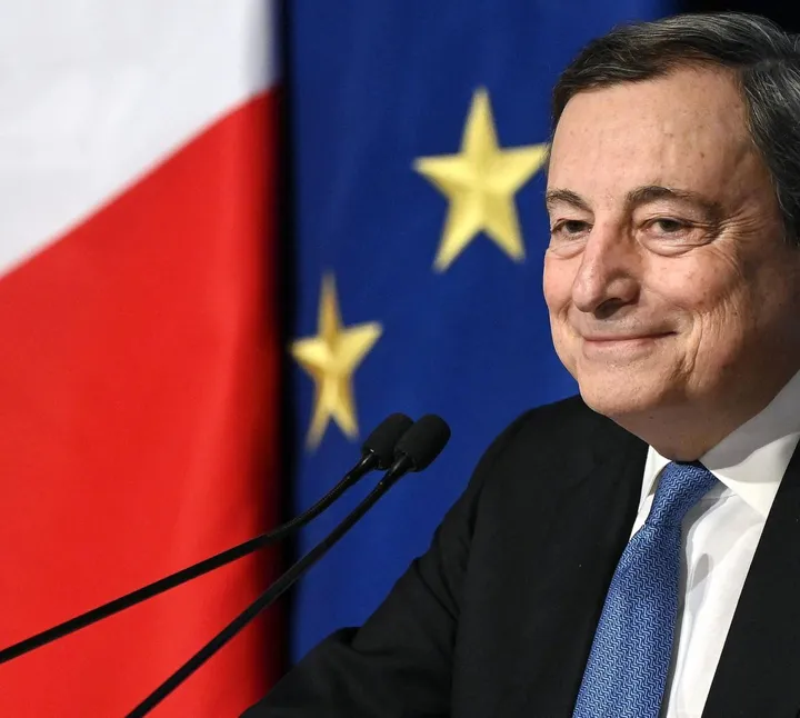Il presidente del Consiglio, Mario Draghi, 74 anni