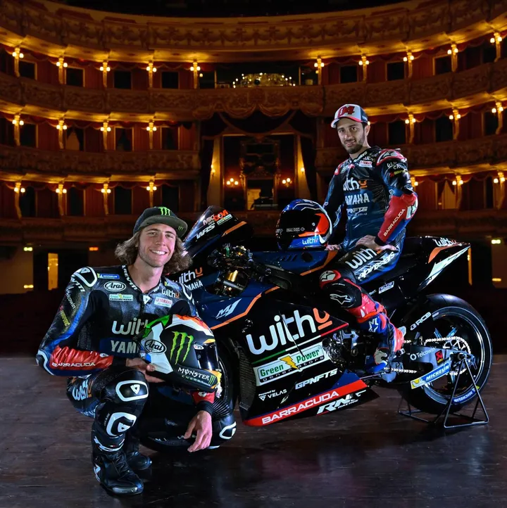 Binder (a sinistra) e Dovizioso: ecco il team Yamaha WithU